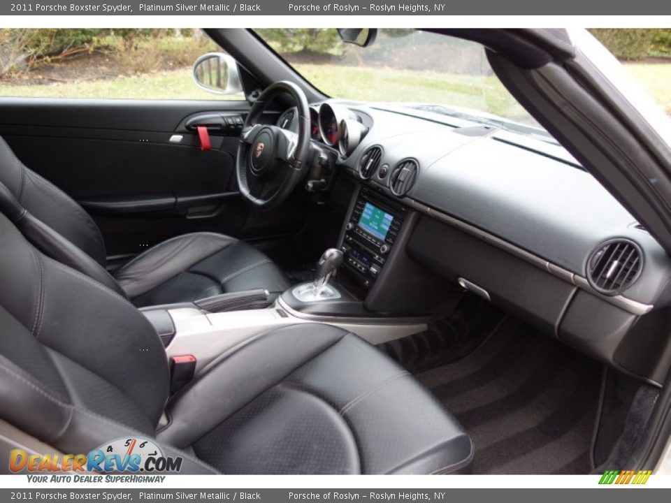 2011 Porsche Boxster Spyder Platinum Silver Metallic / Black Photo #15