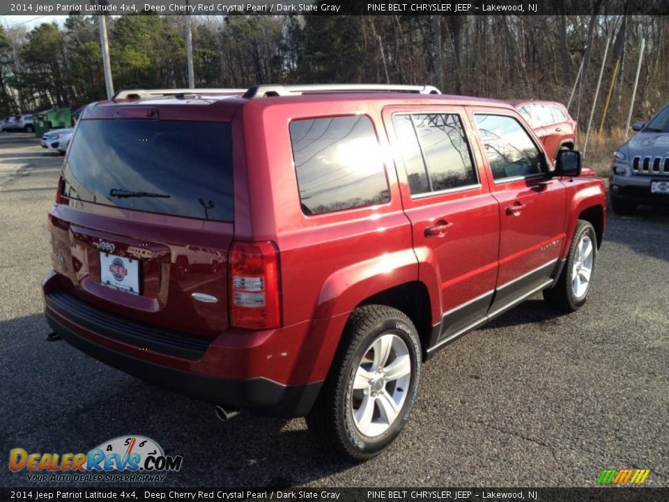 2014 Jeep Patriot Latitude 4x4 Deep Cherry Red Crystal Pearl / Dark Slate Gray Photo #4