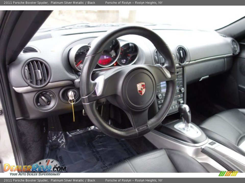 Dashboard of 2011 Porsche Boxster Spyder Photo #19