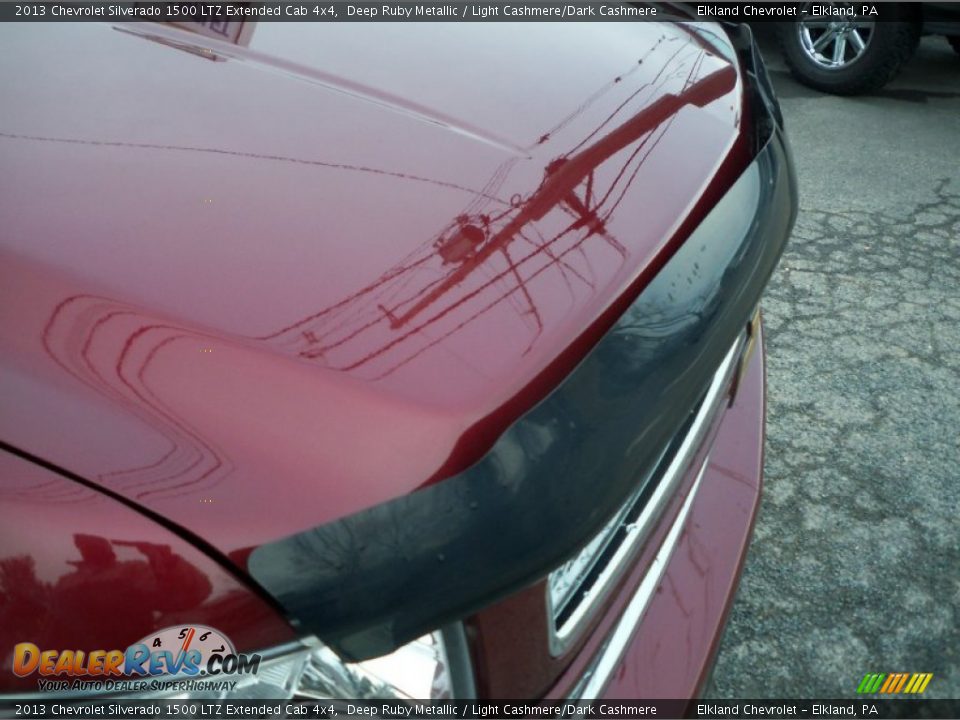 2013 Chevrolet Silverado 1500 LTZ Extended Cab 4x4 Deep Ruby Metallic / Light Cashmere/Dark Cashmere Photo #9