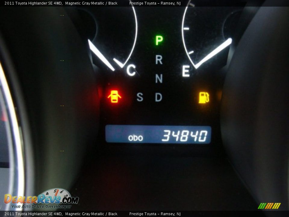 2011 Toyota Highlander SE 4WD Magnetic Gray Metallic / Black Photo #10