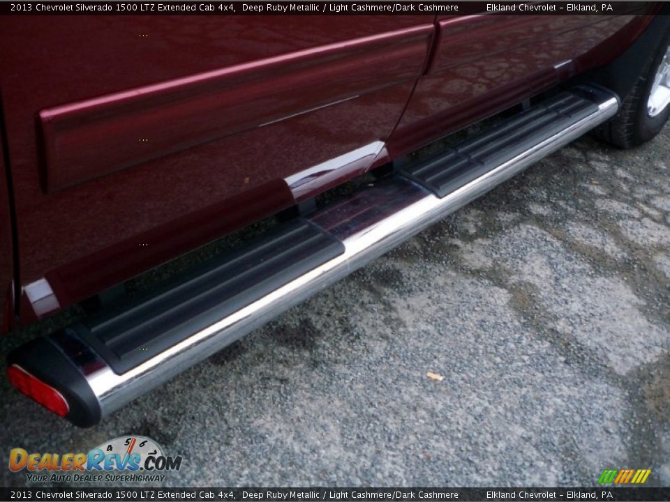 2013 Chevrolet Silverado 1500 LTZ Extended Cab 4x4 Deep Ruby Metallic / Light Cashmere/Dark Cashmere Photo #10