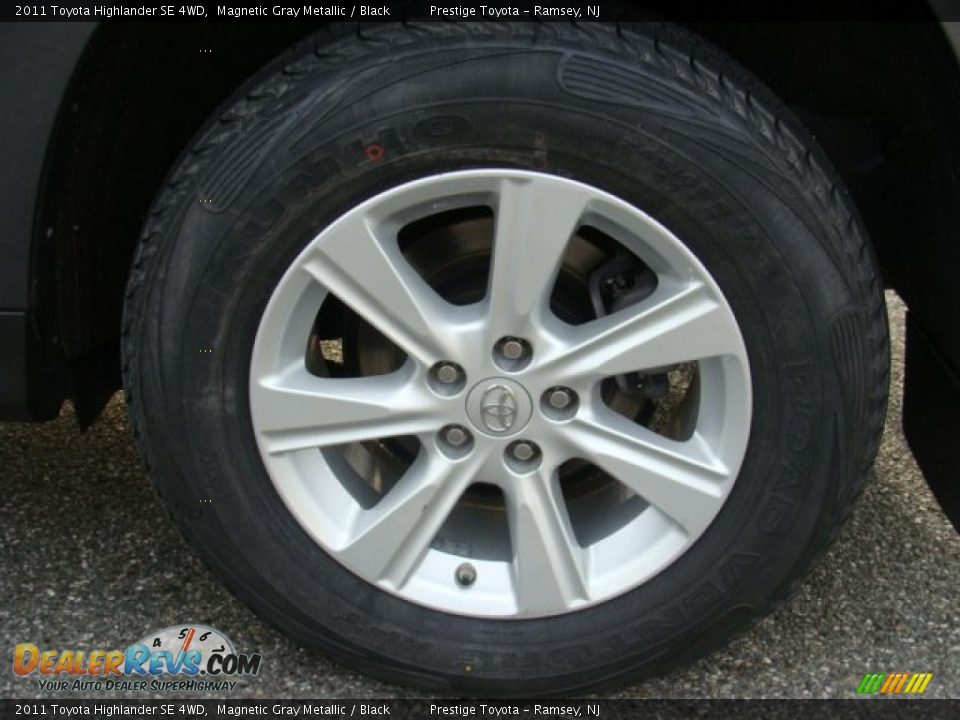 2011 Toyota Highlander SE 4WD Magnetic Gray Metallic / Black Photo #14