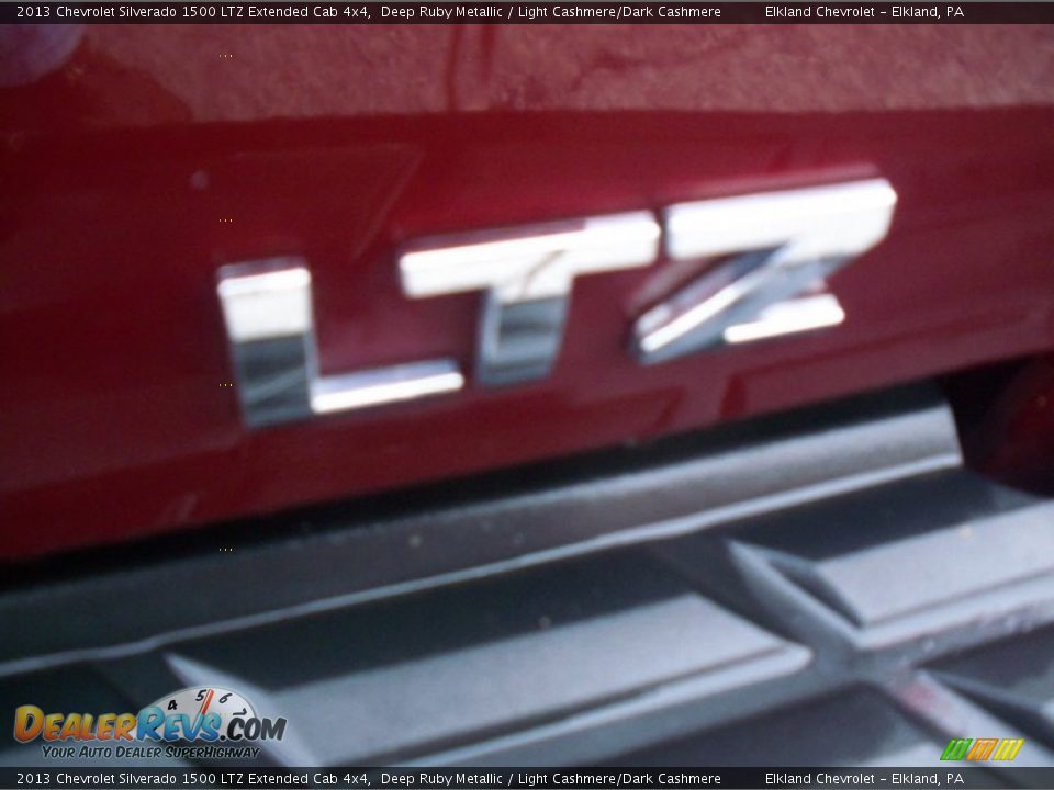 2013 Chevrolet Silverado 1500 LTZ Extended Cab 4x4 Deep Ruby Metallic / Light Cashmere/Dark Cashmere Photo #18