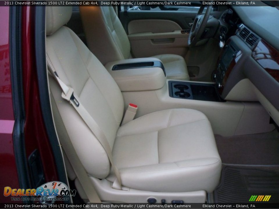 2013 Chevrolet Silverado 1500 LTZ Extended Cab 4x4 Deep Ruby Metallic / Light Cashmere/Dark Cashmere Photo #21
