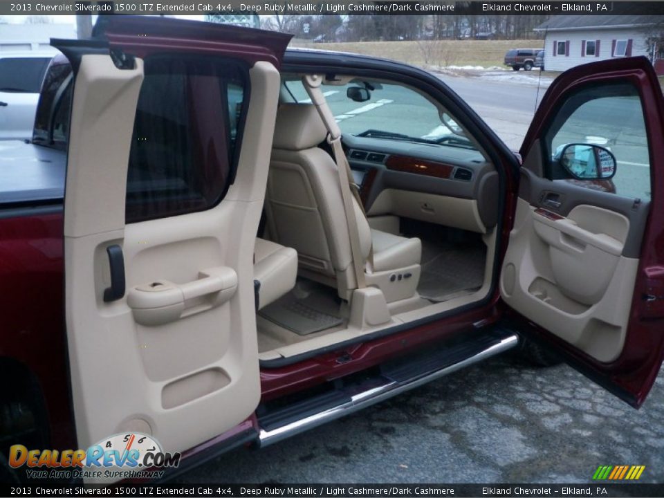 2013 Chevrolet Silverado 1500 LTZ Extended Cab 4x4 Deep Ruby Metallic / Light Cashmere/Dark Cashmere Photo #23