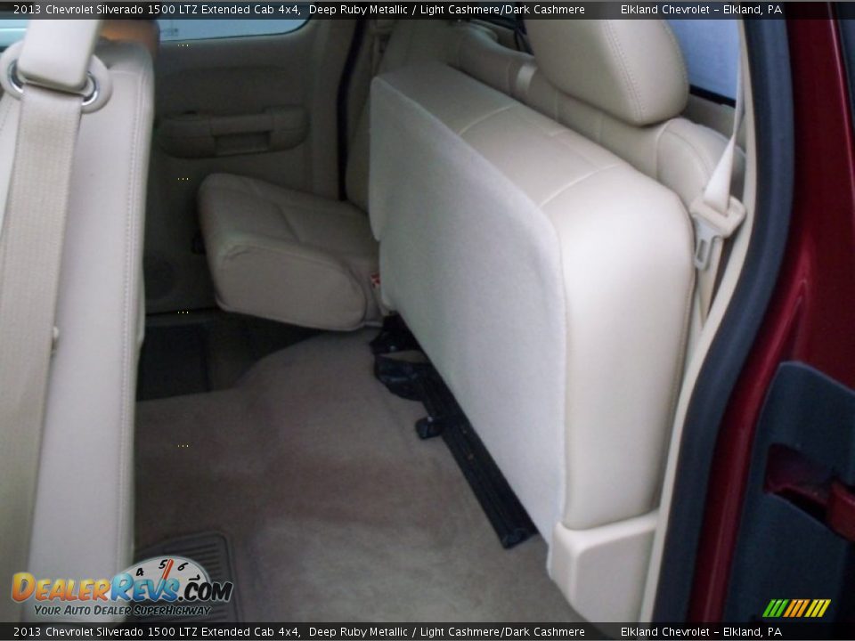 2013 Chevrolet Silverado 1500 LTZ Extended Cab 4x4 Deep Ruby Metallic / Light Cashmere/Dark Cashmere Photo #27