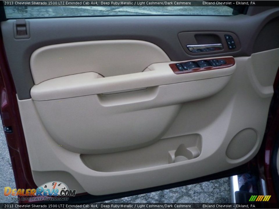 2013 Chevrolet Silverado 1500 LTZ Extended Cab 4x4 Deep Ruby Metallic / Light Cashmere/Dark Cashmere Photo #28