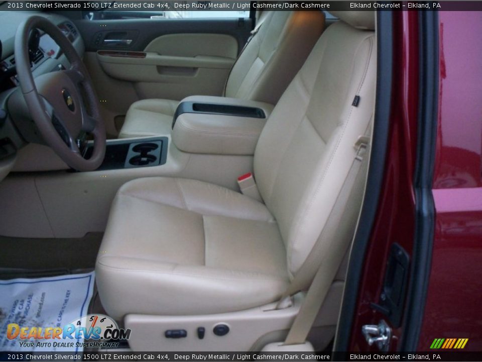 2013 Chevrolet Silverado 1500 LTZ Extended Cab 4x4 Deep Ruby Metallic / Light Cashmere/Dark Cashmere Photo #31