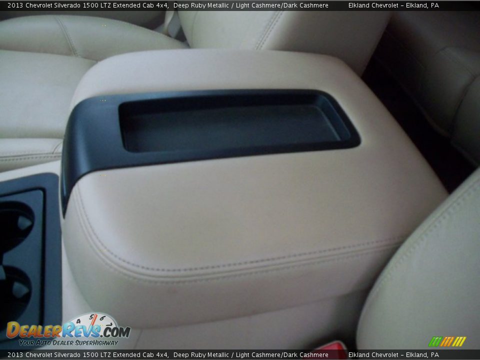 2013 Chevrolet Silverado 1500 LTZ Extended Cab 4x4 Deep Ruby Metallic / Light Cashmere/Dark Cashmere Photo #33