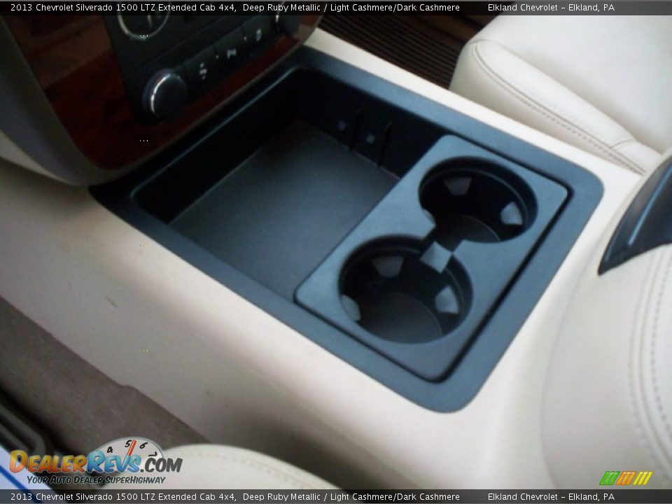 2013 Chevrolet Silverado 1500 LTZ Extended Cab 4x4 Deep Ruby Metallic / Light Cashmere/Dark Cashmere Photo #34