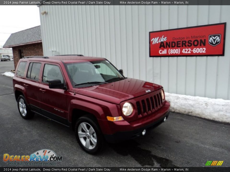 2014 Jeep Patriot Latitude Deep Cherry Red Crystal Pearl / Dark Slate Gray Photo #1
