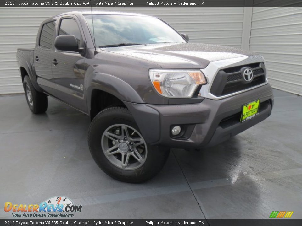 2013 Toyota Tacoma V6 SR5 Double Cab 4x4 Pyrite Mica / Graphite Photo #2