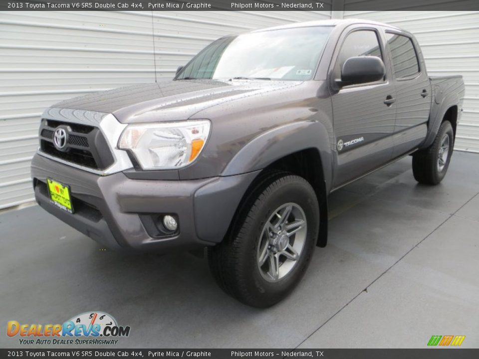 2013 Toyota Tacoma V6 SR5 Double Cab 4x4 Pyrite Mica / Graphite Photo #7