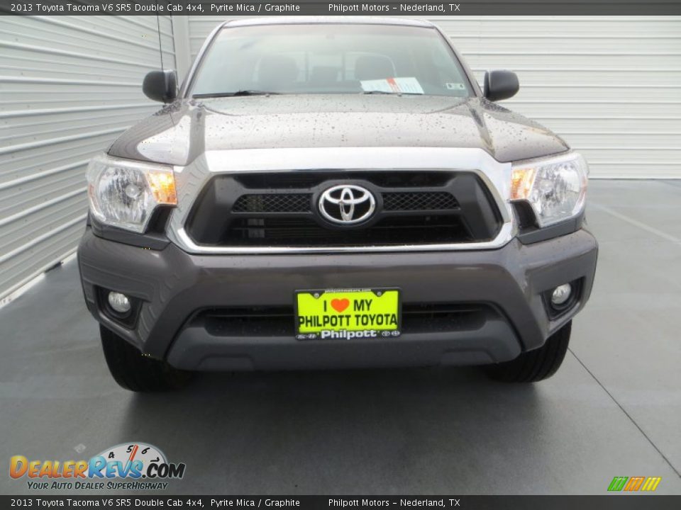 2013 Toyota Tacoma V6 SR5 Double Cab 4x4 Pyrite Mica / Graphite Photo #8