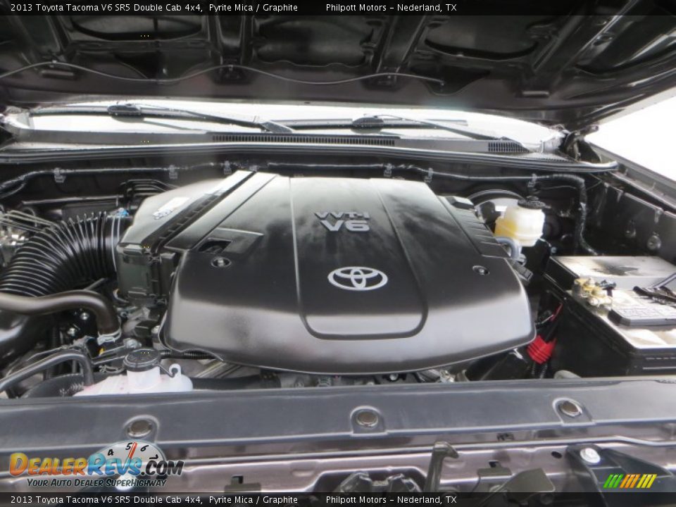 2013 Toyota Tacoma V6 SR5 Double Cab 4x4 Pyrite Mica / Graphite Photo #25
