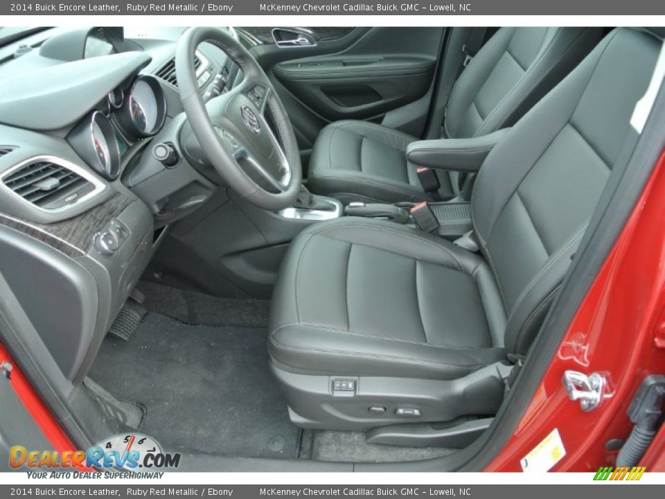 Front Seat of 2014 Buick Encore Leather Photo #8