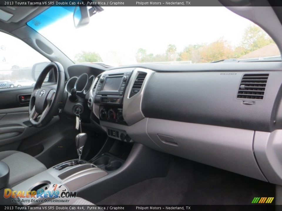 2013 Toyota Tacoma V6 SR5 Double Cab 4x4 Pyrite Mica / Graphite Photo #27