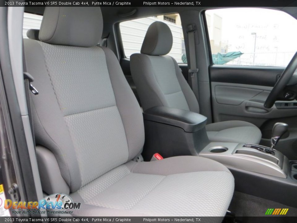 2013 Toyota Tacoma V6 SR5 Double Cab 4x4 Pyrite Mica / Graphite Photo #28
