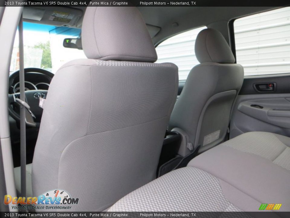 2013 Toyota Tacoma V6 SR5 Double Cab 4x4 Pyrite Mica / Graphite Photo #33
