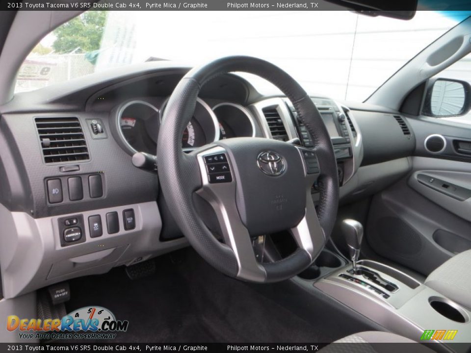 2013 Toyota Tacoma V6 SR5 Double Cab 4x4 Pyrite Mica / Graphite Photo #36