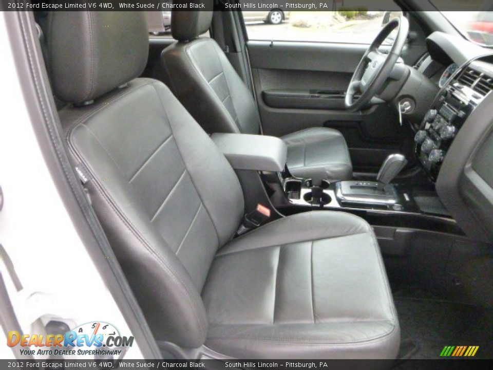 2012 Ford Escape Limited V6 4WD White Suede / Charcoal Black Photo #10