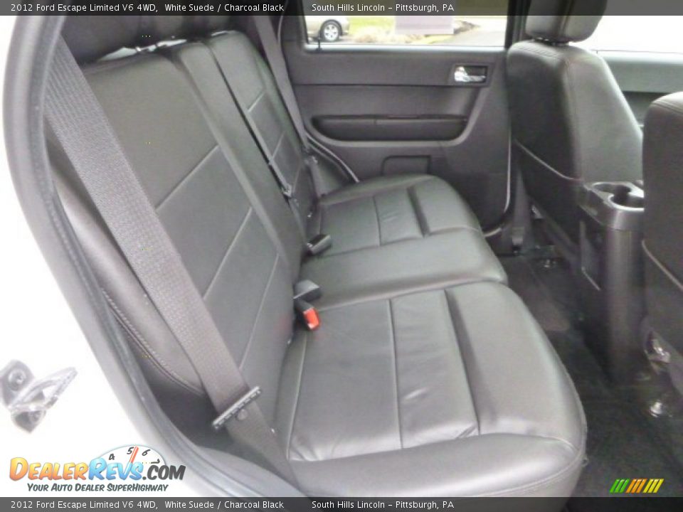 2012 Ford Escape Limited V6 4WD White Suede / Charcoal Black Photo #13