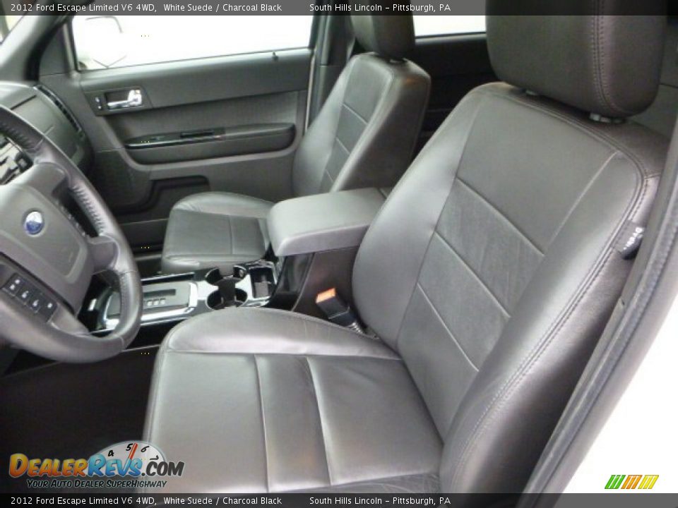 2012 Ford Escape Limited V6 4WD White Suede / Charcoal Black Photo #15