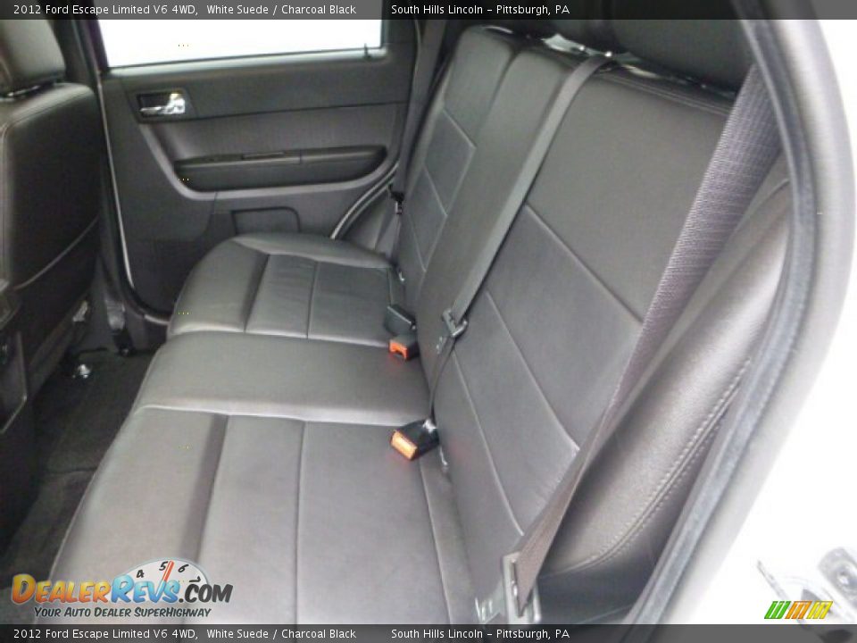 2012 Ford Escape Limited V6 4WD White Suede / Charcoal Black Photo #16