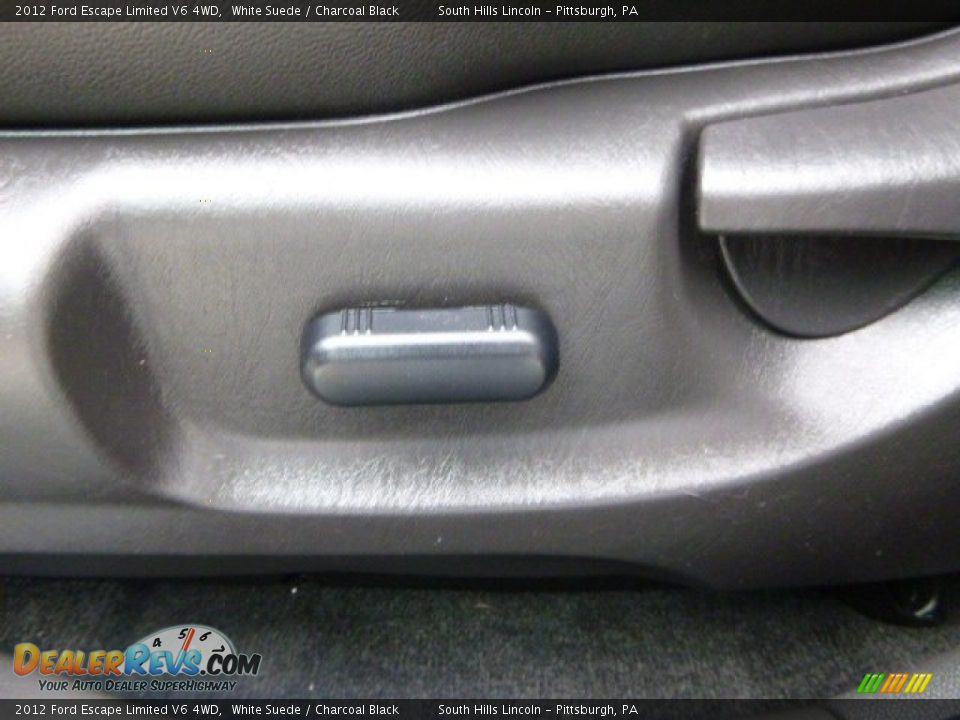 2012 Ford Escape Limited V6 4WD White Suede / Charcoal Black Photo #20