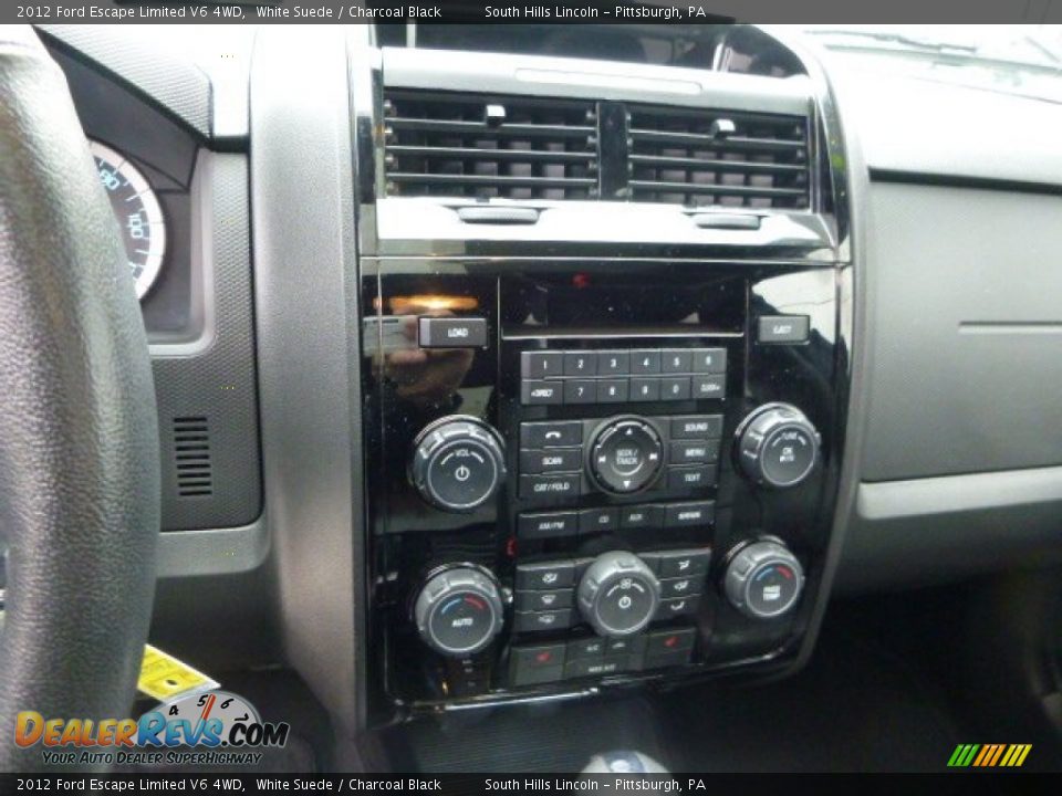 2012 Ford Escape Limited V6 4WD White Suede / Charcoal Black Photo #23
