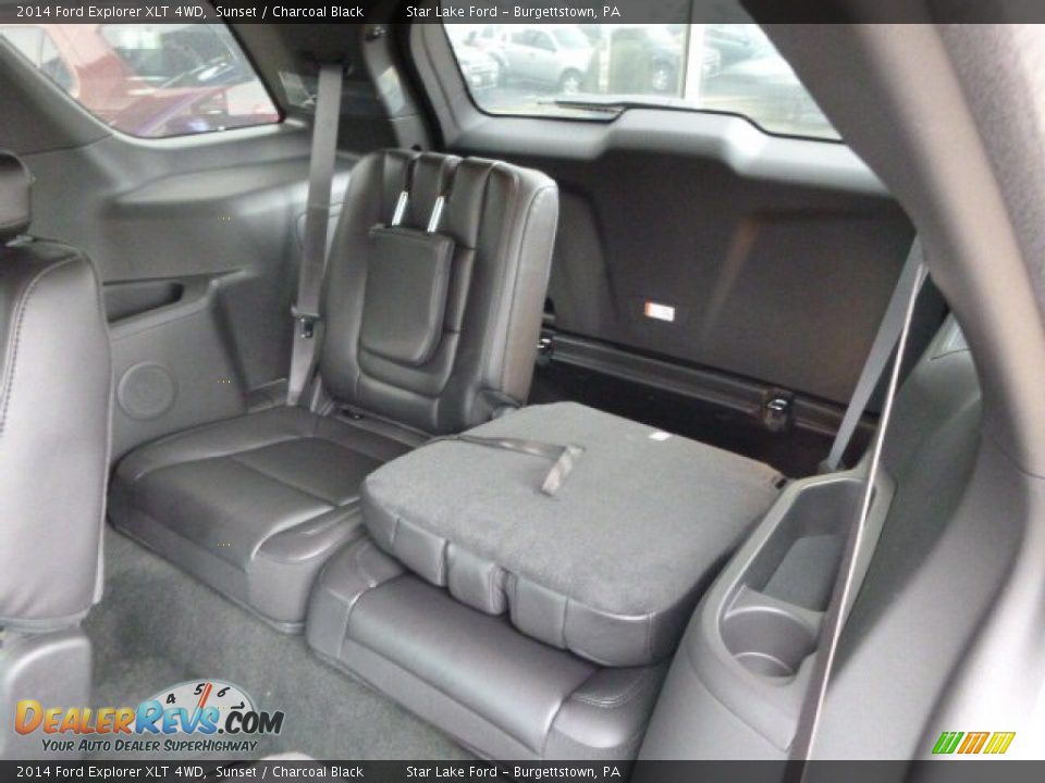 2014 Ford Explorer XLT 4WD Sunset / Charcoal Black Photo #11