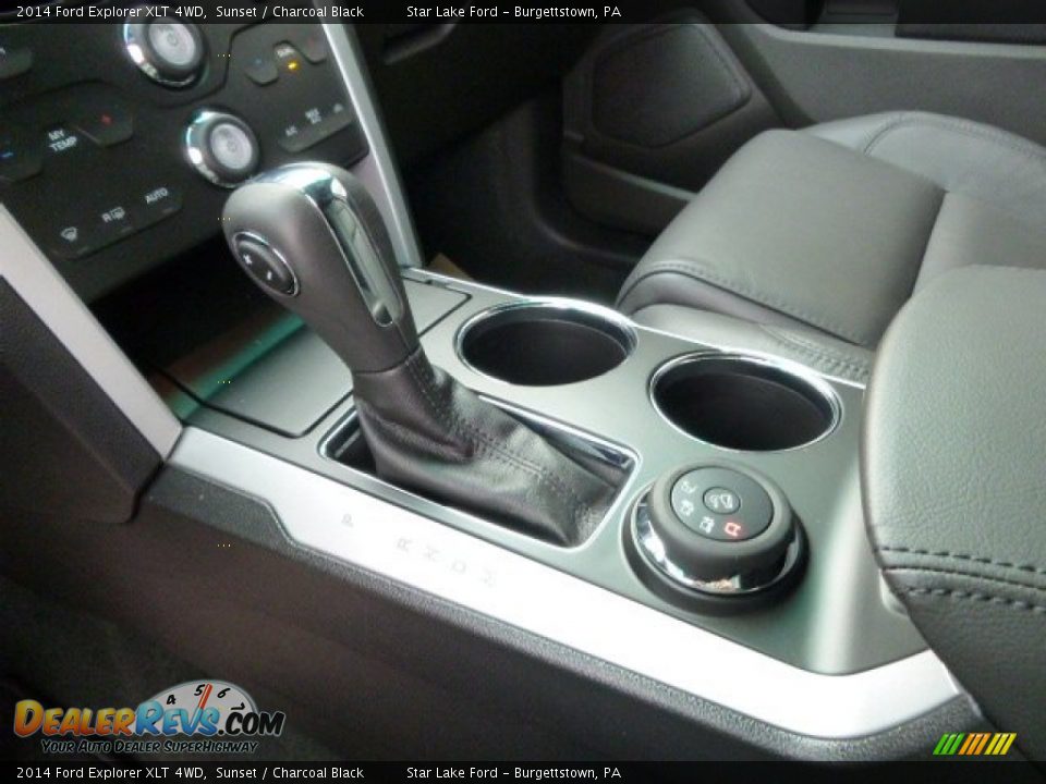 2014 Ford Explorer XLT 4WD Sunset / Charcoal Black Photo #16