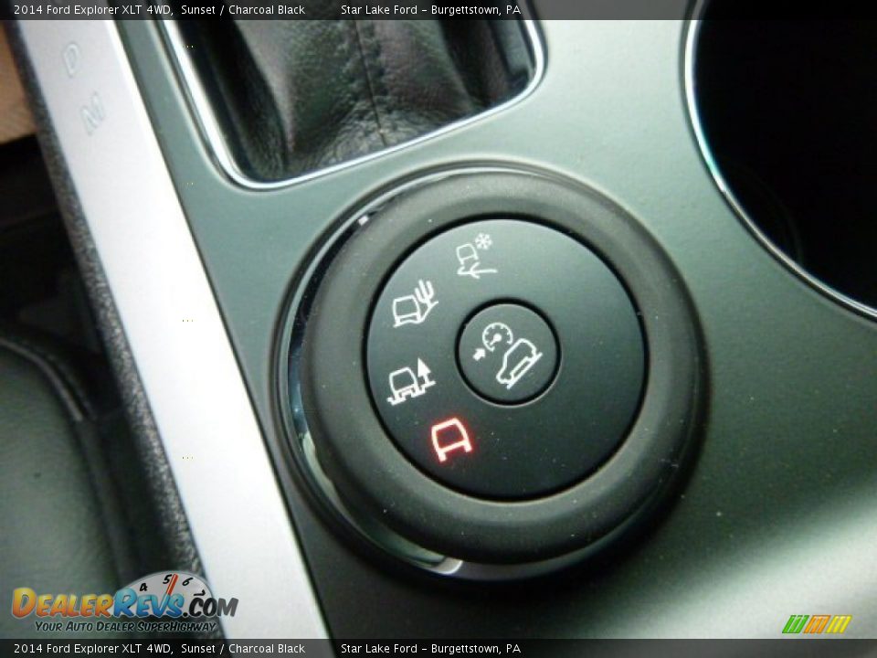2014 Ford Explorer XLT 4WD Sunset / Charcoal Black Photo #17