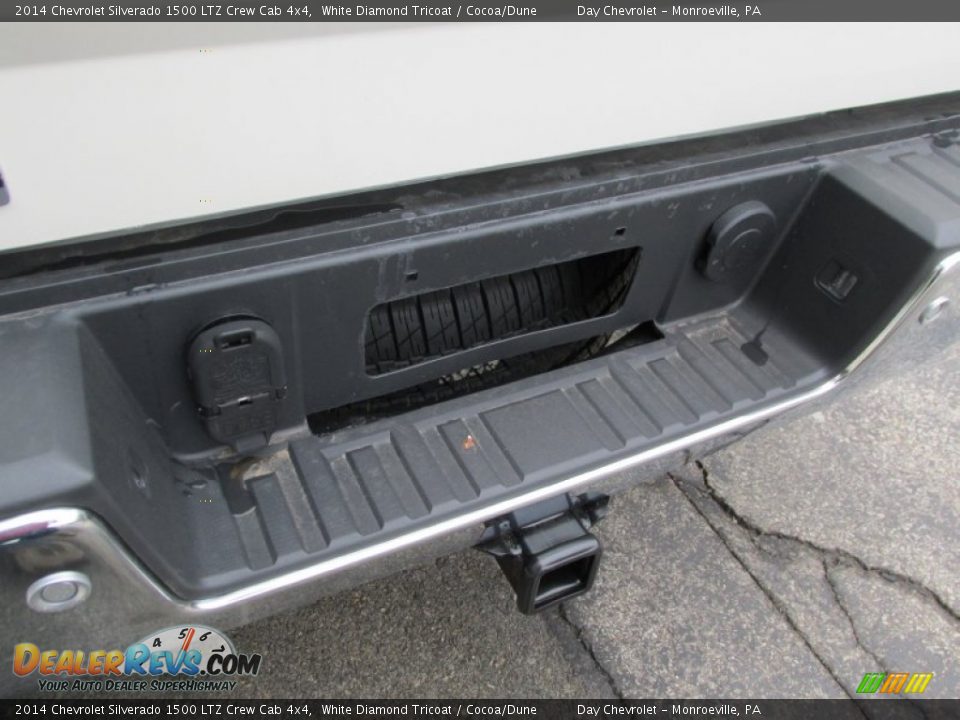 2014 Chevrolet Silverado 1500 LTZ Crew Cab 4x4 White Diamond Tricoat / Cocoa/Dune Photo #6