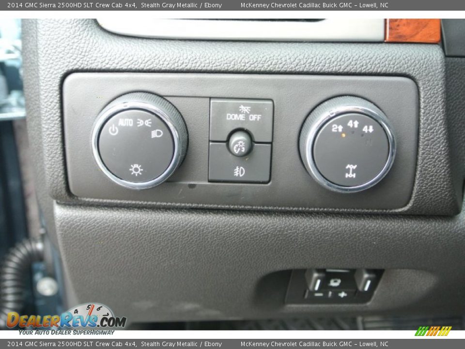 2014 GMC Sierra 2500HD SLT Crew Cab 4x4 Stealth Gray Metallic / Ebony Photo #10