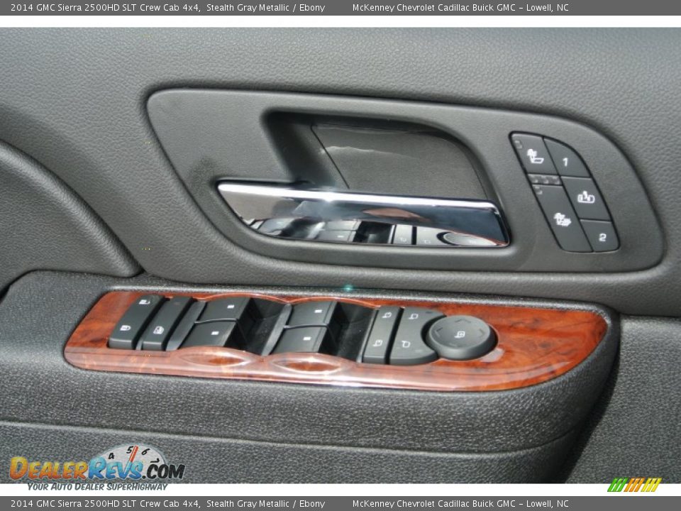 2014 GMC Sierra 2500HD SLT Crew Cab 4x4 Stealth Gray Metallic / Ebony Photo #11