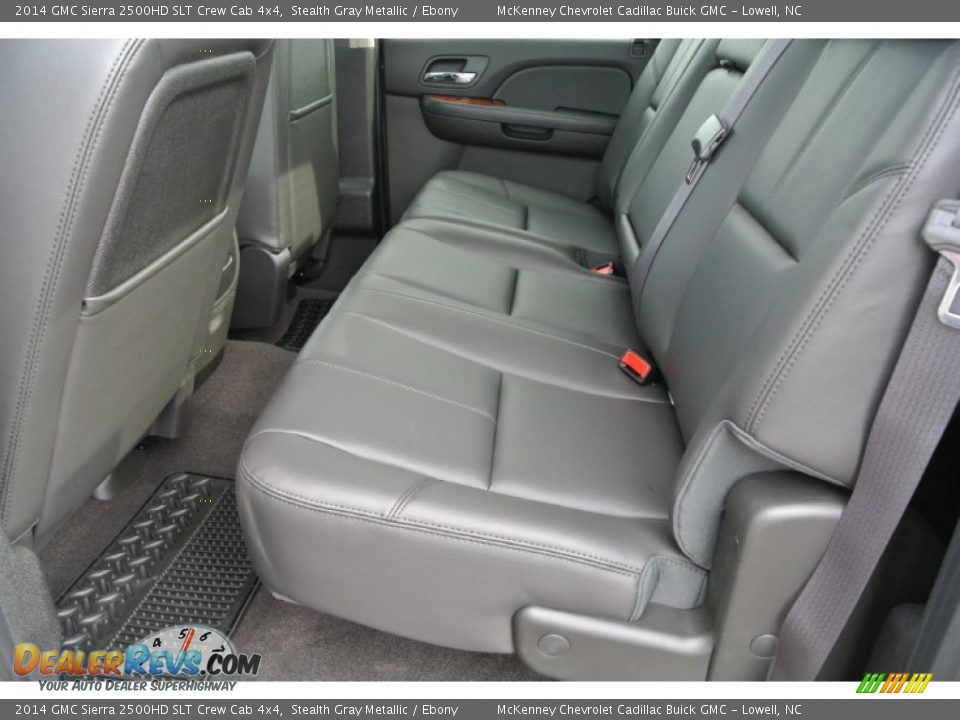 2014 GMC Sierra 2500HD SLT Crew Cab 4x4 Stealth Gray Metallic / Ebony Photo #16
