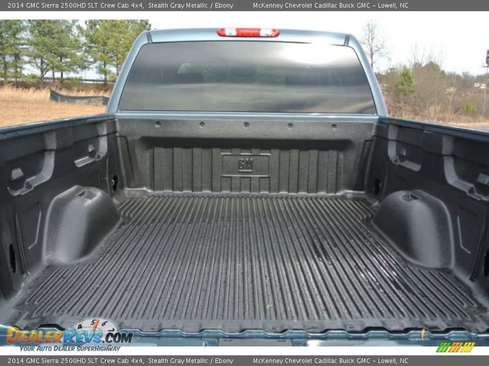 2014 GMC Sierra 2500HD SLT Crew Cab 4x4 Stealth Gray Metallic / Ebony Photo #17