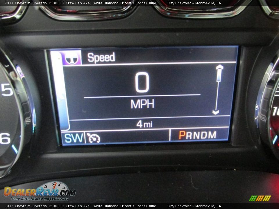 2014 Chevrolet Silverado 1500 LTZ Crew Cab 4x4 White Diamond Tricoat / Cocoa/Dune Photo #20