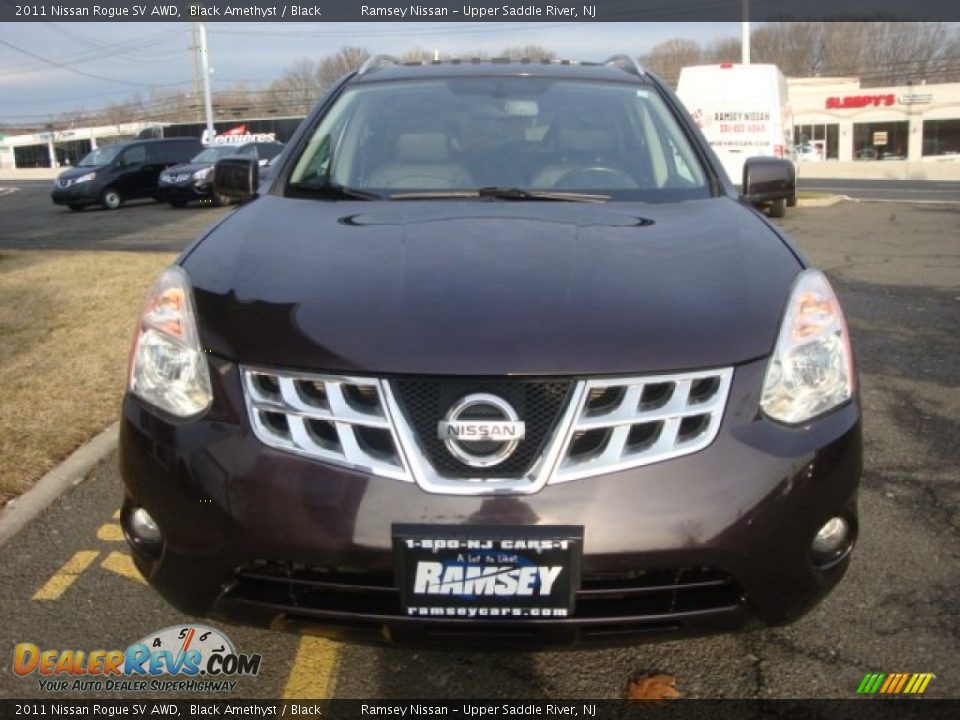 2011 Nissan Rogue SV AWD Black Amethyst / Black Photo #2