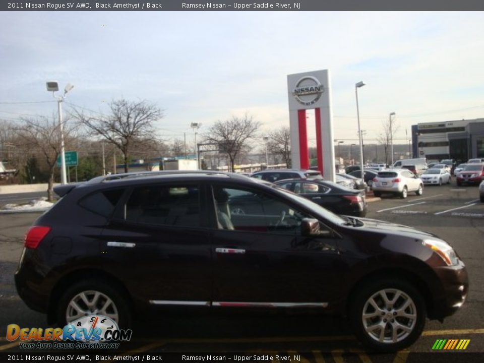 2011 Nissan Rogue SV AWD Black Amethyst / Black Photo #4