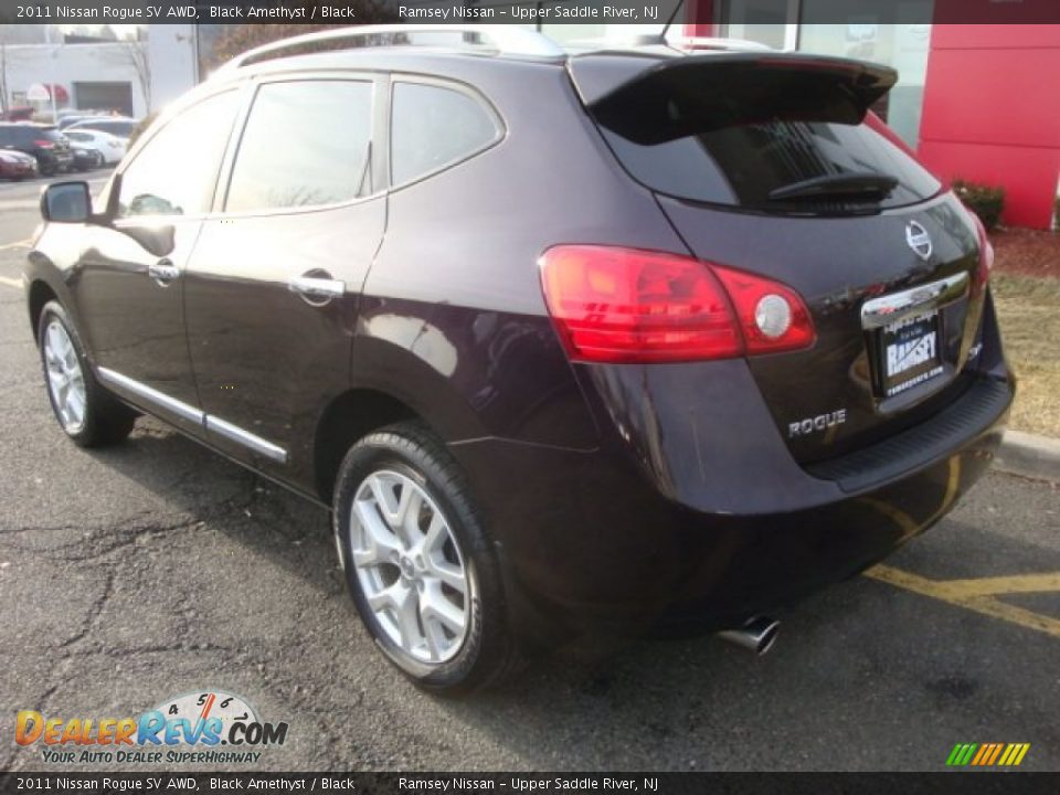 2011 Nissan Rogue SV AWD Black Amethyst / Black Photo #6