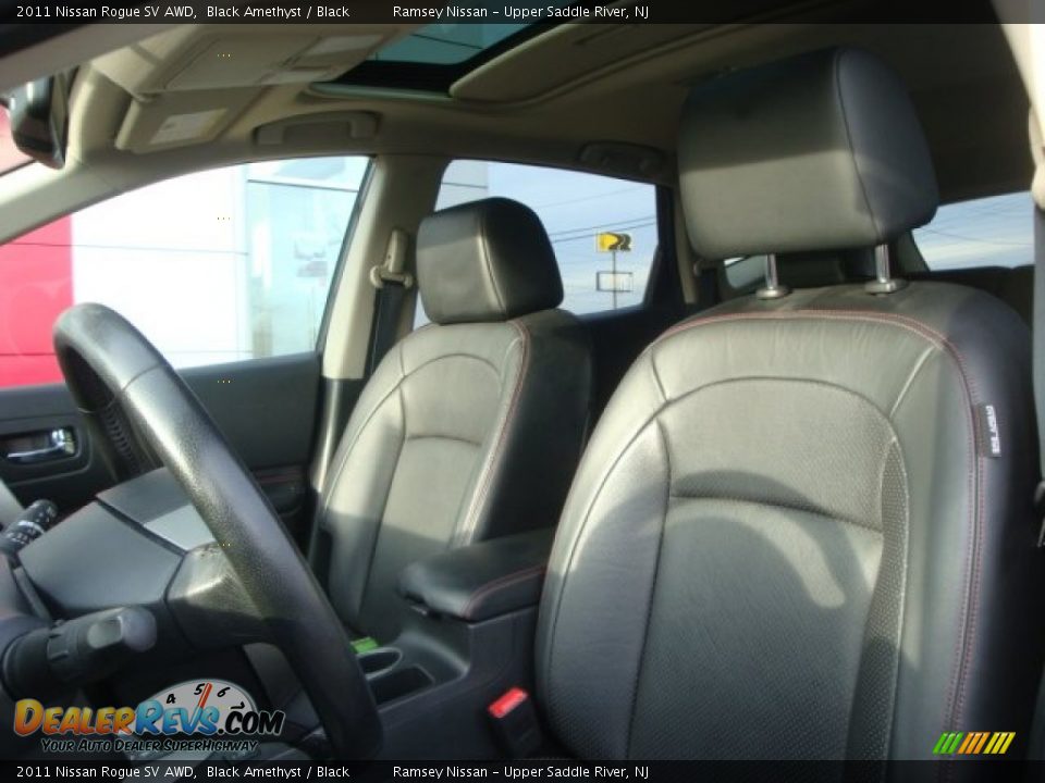 2011 Nissan Rogue SV AWD Black Amethyst / Black Photo #12