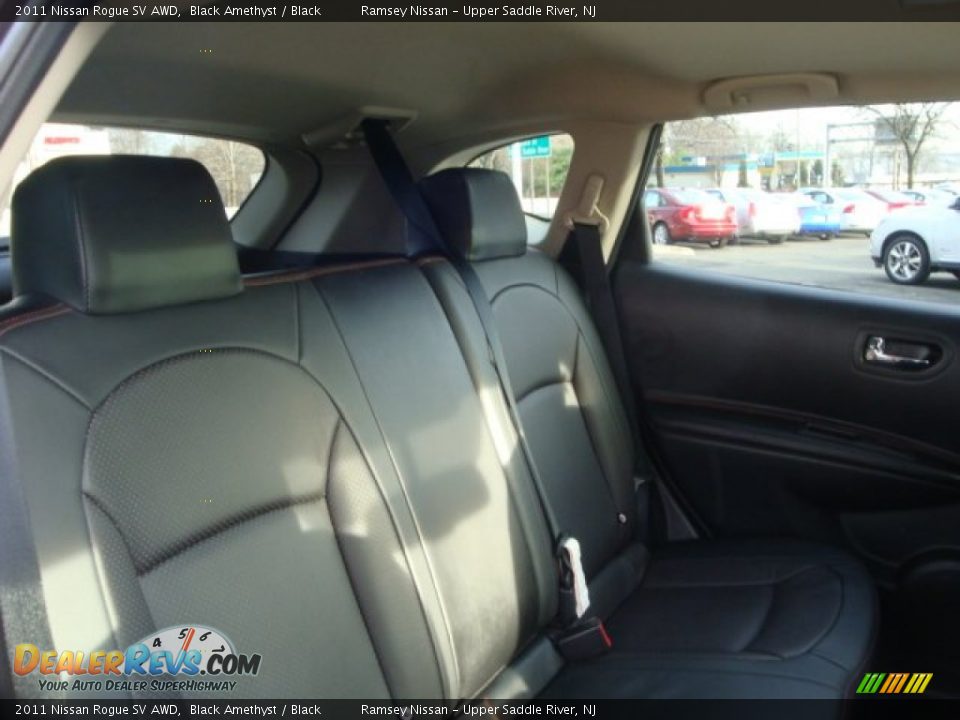 2011 Nissan Rogue SV AWD Black Amethyst / Black Photo #14