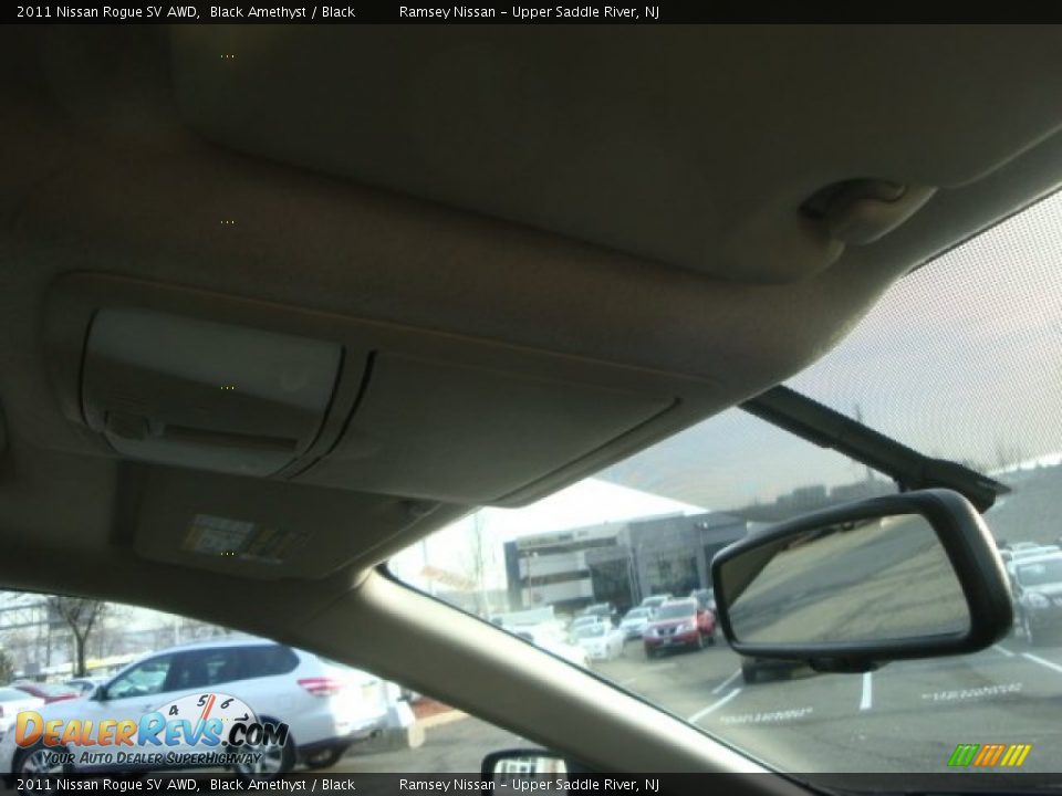 2011 Nissan Rogue SV AWD Black Amethyst / Black Photo #16