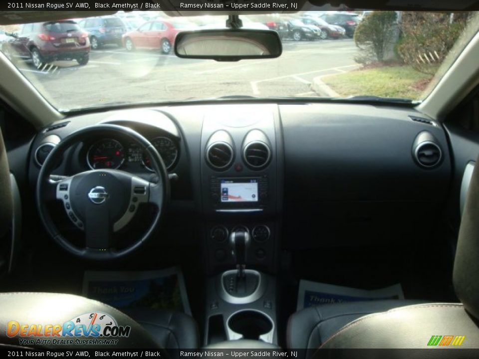 2011 Nissan Rogue SV AWD Black Amethyst / Black Photo #17