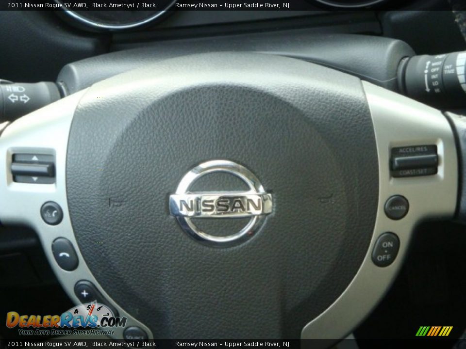 2011 Nissan Rogue SV AWD Black Amethyst / Black Photo #20