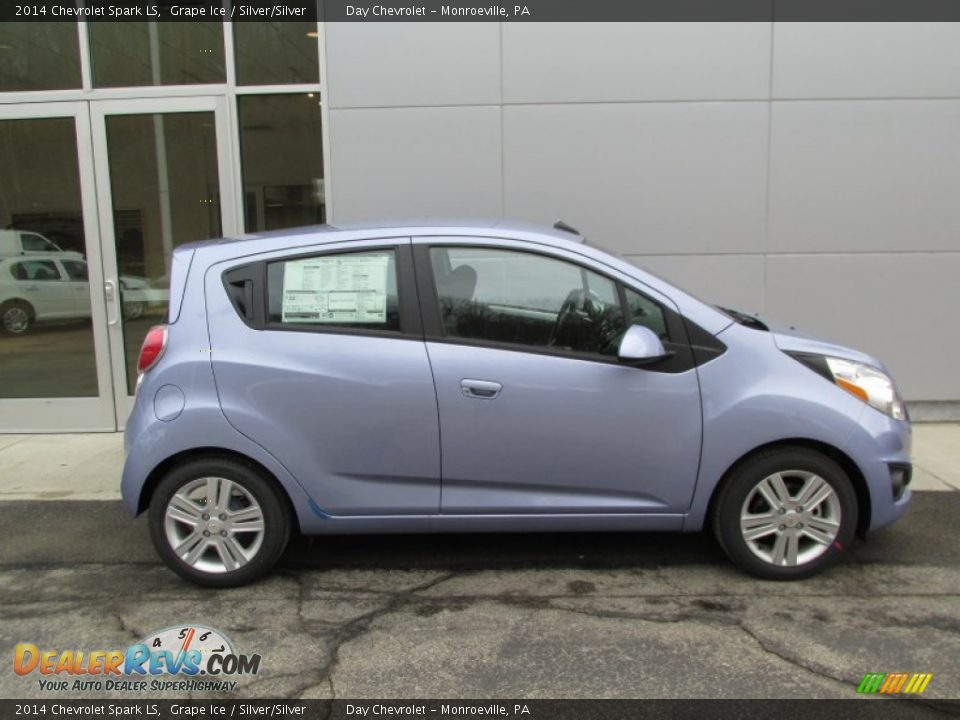 2014 Chevrolet Spark LS Grape Ice / Silver/Silver Photo #2