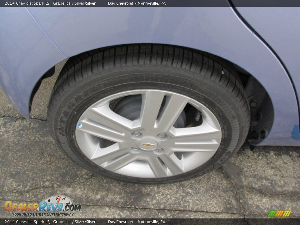 2014 Chevrolet Spark LS Grape Ice / Silver/Silver Photo #3